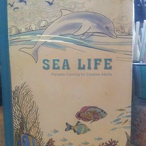 Sea Life Coloring Book ( Hardcover)